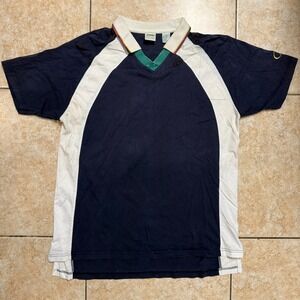 Vintage Prince Sportswear Polo Shirt‎ Tennis Multicolor Trim Athletic Mens